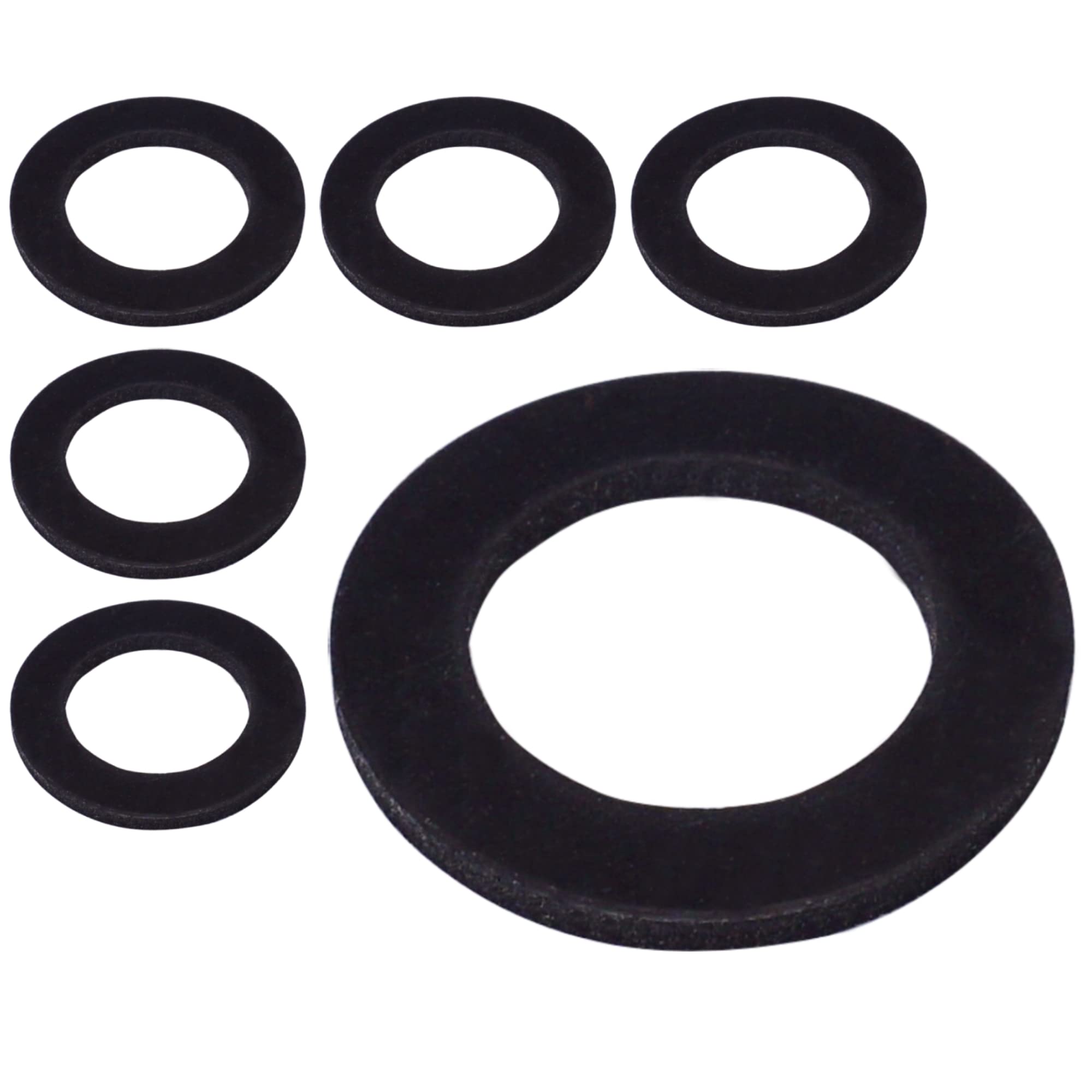 SKIR'CO (6 pcs) Rubber 3/4" Washers, Sealing Washers, Rubber Flat Washers, Plumbing