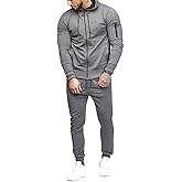 THWEI Mens Tracksuit 2 Piece Sweatsuit Sets Casual Hoodie Jogging Athletic Suits