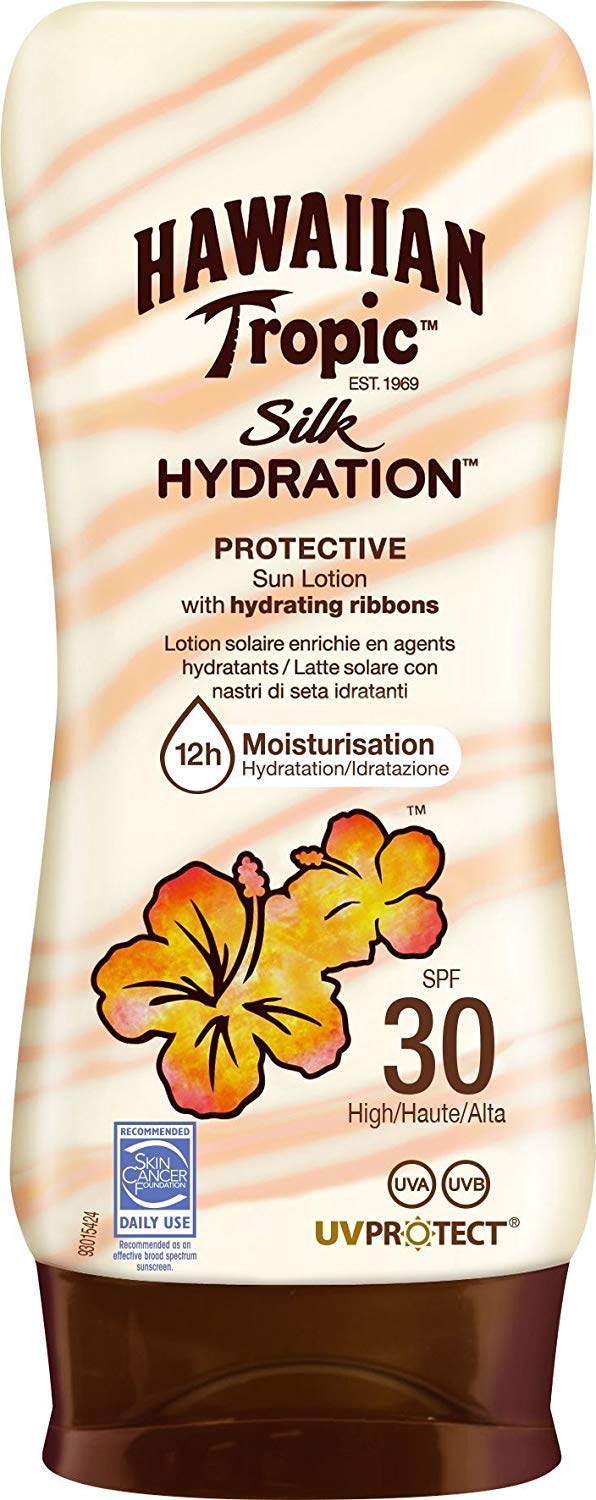 Hawaiian Tropic Silk Hydration Protective Sun Lotion Sonnencreme LSF 30, 180 ml, 1 St