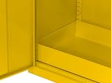 The Workplace Depot Hazardous Storage Cabinet – Lockable Doors 30L Sump view 5