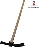Srendi Heavy Duty Mattock 5lb Head and 36 Inch Wooden Handle view 3