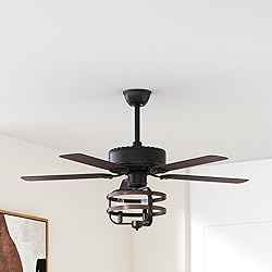 52 "Farmhouse Ceiling Fans with Lights and