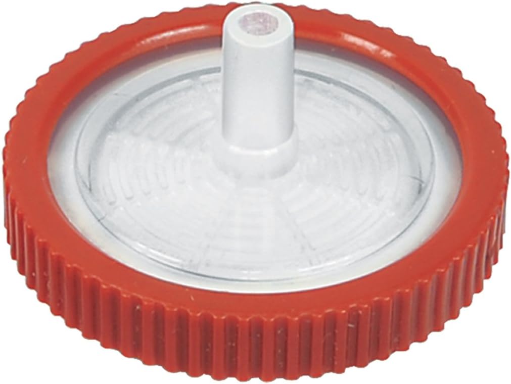 Munktell 752 203 PTFE Membrane Syringe Filter, Circle, 0.45µm Pore Size, 4mm Diameter (Pack of 100)