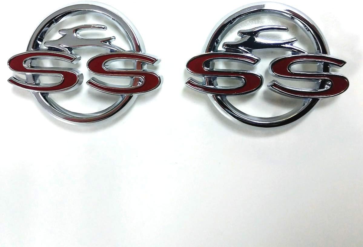 Amazon 1962 62 Impala背面四半期パネルemblems Ss ペア バッジchevyシボレー エンブレム 車 バイク