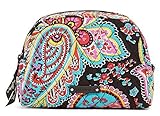 Gorgeous Vera Bradley Medium Zip Cosmetic Bag in Parisian Paisley