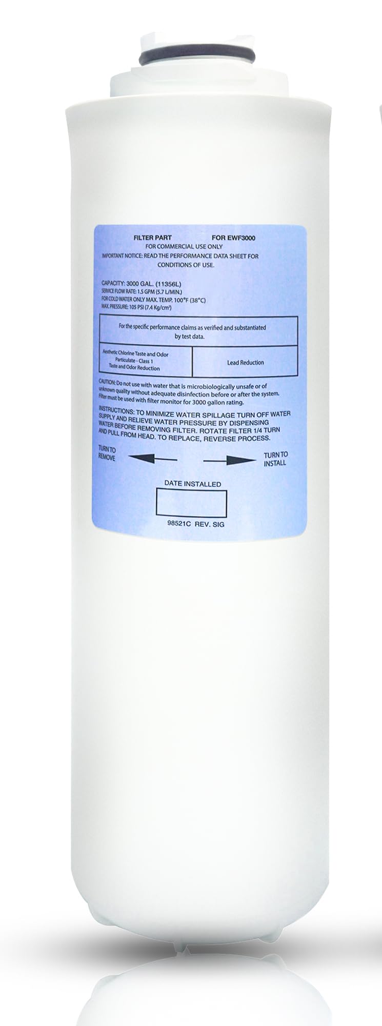 Photo 1 of 1 Pack Replacement for 51300C Filters, Compatible with EzH2O Bottle Station, Replace EWF3000, ERF750, 51299C, 55898C. (No Chip 1-Pack?