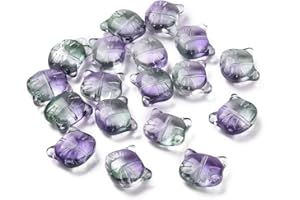 20Pcs Glass Cat Beads Top Drilled Mini Cat Animals Kitten Beads Loose Spacers for DIY Crafts Bracelet Earrings Jewelry Making