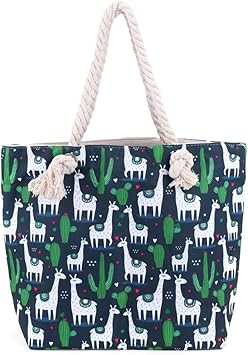 llama beach bag