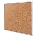 Quartet Cork Board, Bulletin Board, 6' x 4' Corkboard, Aluminum Frame, Silver (2307)