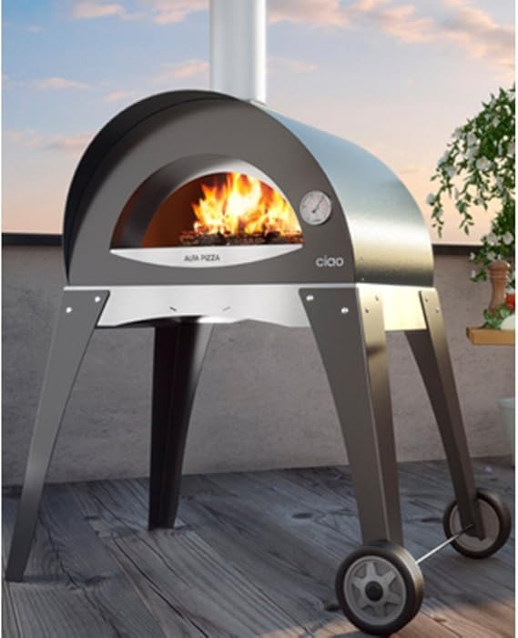 Alfa Pizza Ovens Forno Ciao Wood Fired Pizza Oven Made In Italy Grey