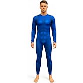 CQXTJME Adult 3D Muscle Print Bodysuit Costume Halloween Outfit | Stretch Superhero Style Zentai Suit for Cosplay Party and Stage Performance, Premium Fabric Soft and Breathable