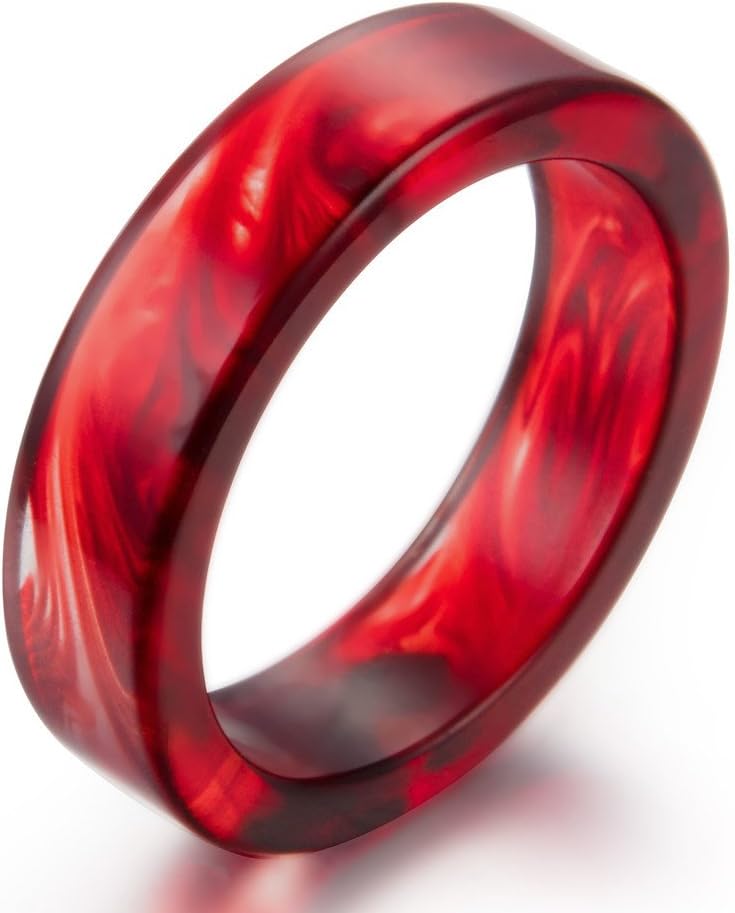 Pattern Blood Drops Female Ring Romance Vampire Blood Resin Ring