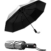 REPEL Windproof Travel Umbrella - Compact & Withstands Winds up to 85MPH , Strongest Premium Auto Folding Umbrella for Rain and Sun - Durable, Light & Portable for Women & Men , Fits Backpack & Cars
