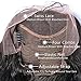 Younsolo Water Wave Lace Front Wigs Human Hair for Black Women with Baby Hair Pre plucked 150% Density 100% Unprocessed 13x4 Water Wave Lace Frontal Wigs 22 inch Natural Color