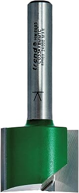 Trend Trend CraftPro Straight Two Flute Router Cutter 1/4 Inch Shank 12mm view 2