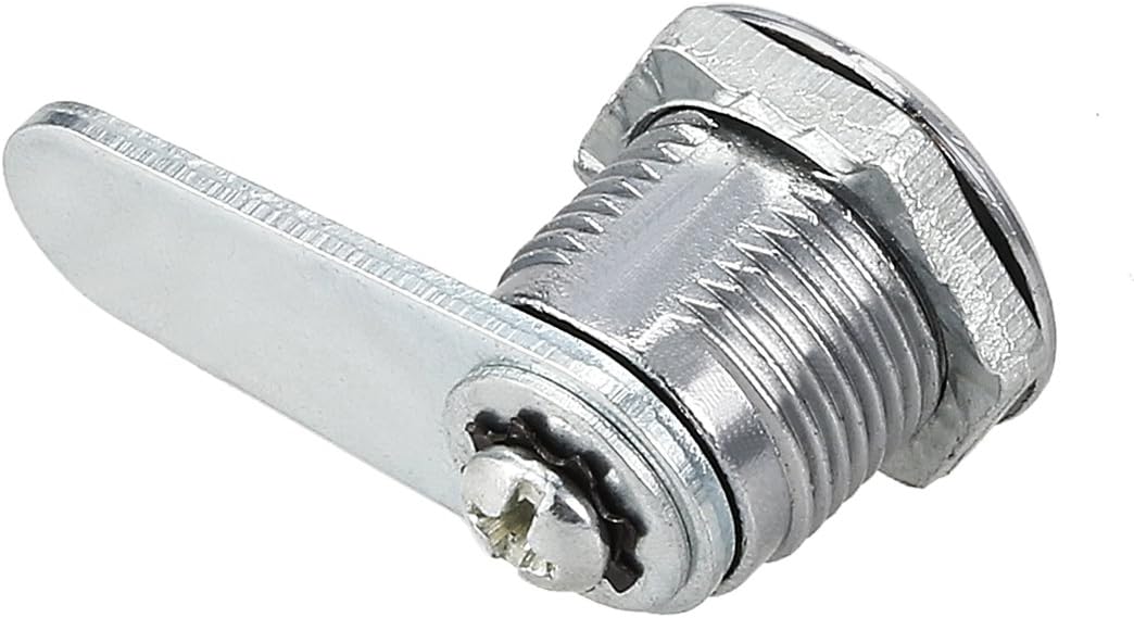 Sourcingmap Drawer Cabinet Cam Lock, 5/8" Cylinder Length with No.8 Cam, Fits on 3/8" Max Panel Thickness - Image 5