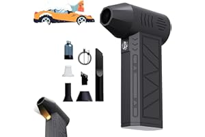 130,000 RPM LED Mini Turbo Snow Blower, Portable Snow Turbo Blower with Dual Mode Design, Ideal for Vehicle Snow Removal, Car