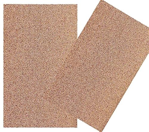 40-Pack Bird Cage Gravel Liner Papers - 11x17 Inch Sea Sand Lined Cage Liners