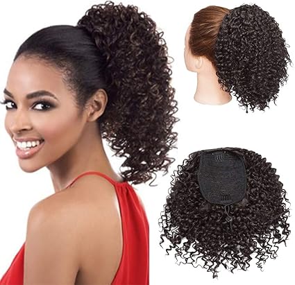 Kinky curly drawstring ponytail uk Clearance