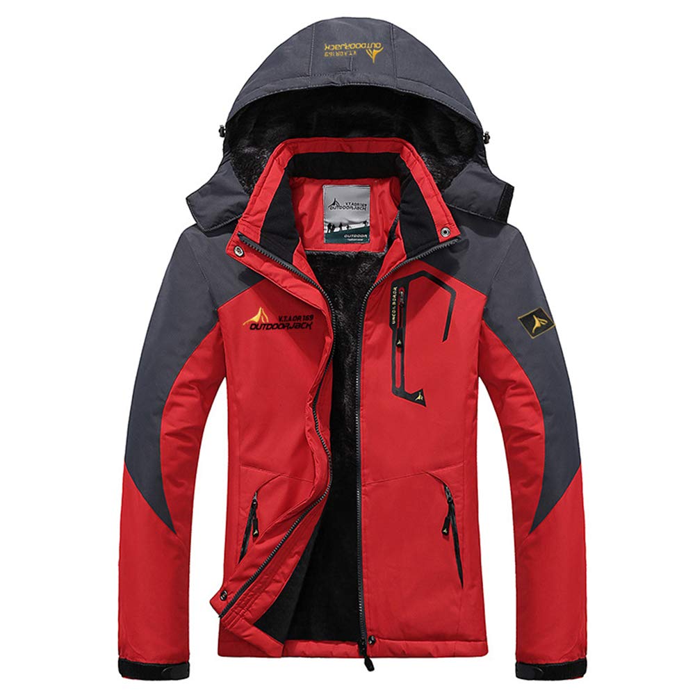 Baronhong Warm Velvet Women Mountain Waterproof Ski Jacket