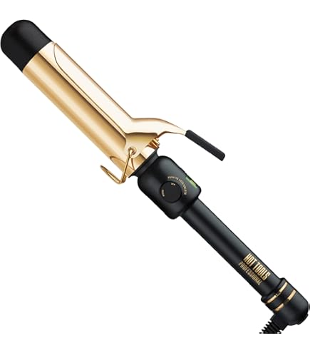 Hot Tools カールヘアアイロン Amazon.com: HOT TOOLS Pro Artist Black Gold Curling Iron, 3/4