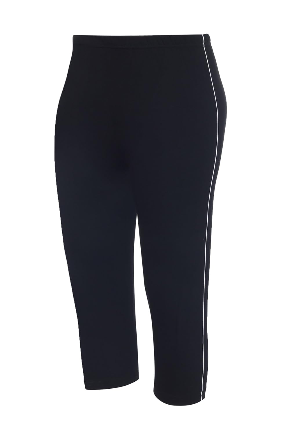 espresso women's casual relaxed fit cotton 3/4th capri pants