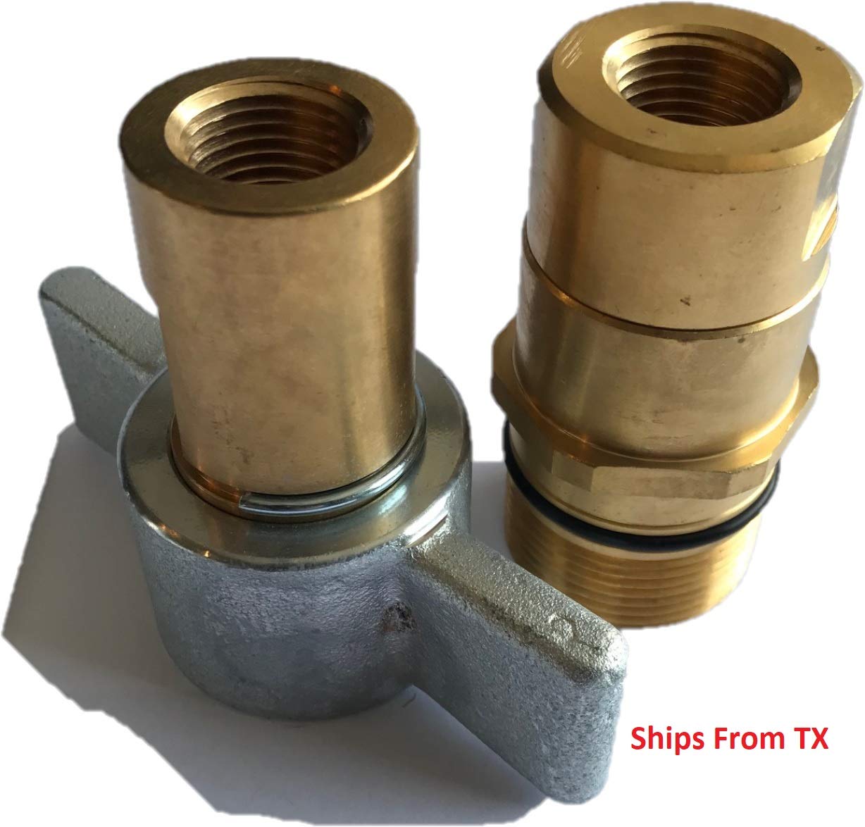 Coupling Set 3/4 NPT WetLine Wing Nut Hydraulic Quick Disconnect