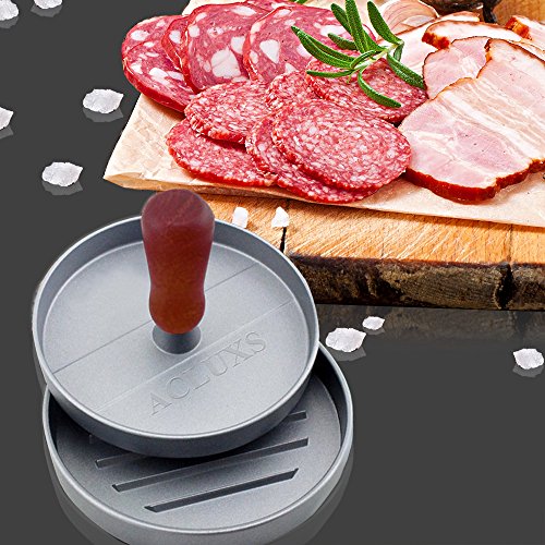 Hamburger Press MONOCO Heavy Duty Non-Stick Veggie Burger Patty Maker, BBQ Grill Hamburger Mold Press