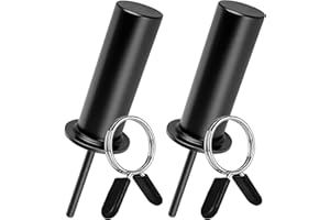 LDHHYH 2 Pack Gym Pin with Spring Clip Collar, Weight Stack Pin Extender, Gym Pins for Weight Stack Machine, Weight Pins for 