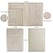 Leminimo Leather Passport Cover Case With RFID Blocking - Gold Passport Holder Travel Wallet