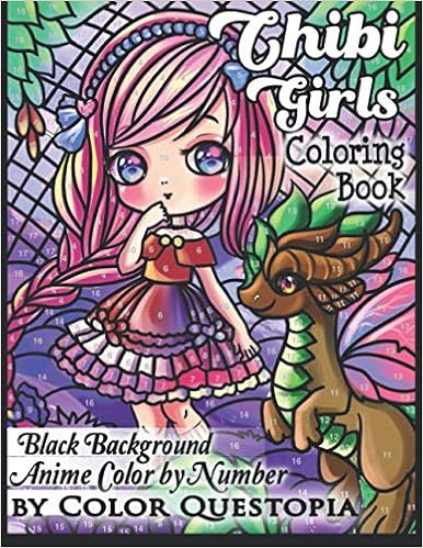 620 Numbered Coloring Pages Anime  Free