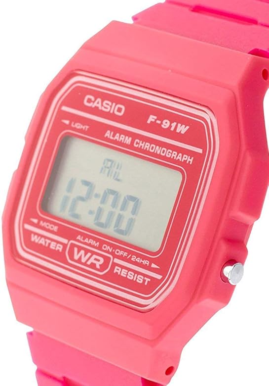 casio f91w pink