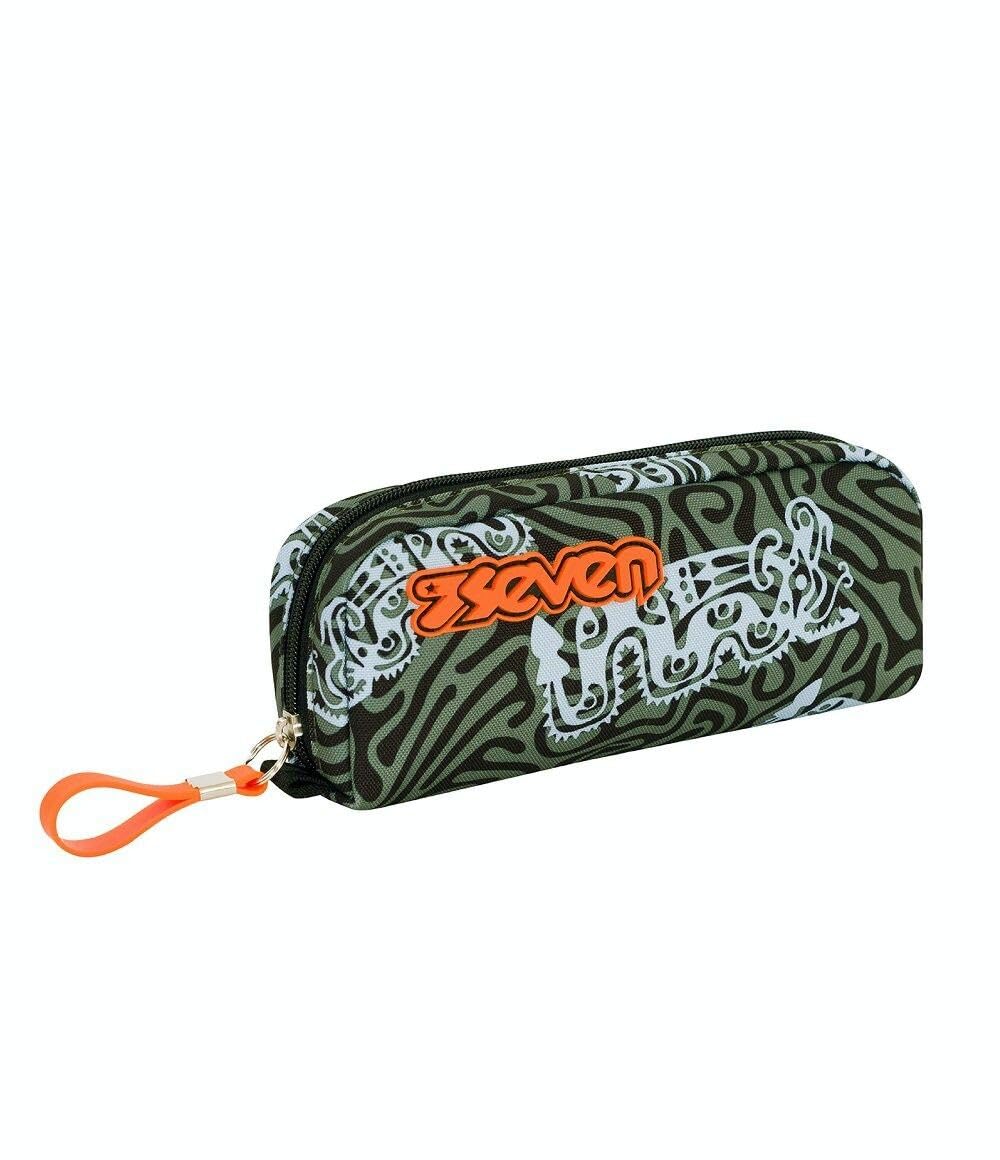 Seven Pencil case - Pen bag, multicolor, Box for Stationery, Pen Pouch for Teen Girls and Boys, Perfect for School Supplies, multicolored pattern, FREETHINK BOY — image 1