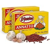 El Yucateco Achiote Paste (Annatto Seasoning), 15 oz, Pack of 2 | Authentic Mexican Red Achiote, For Cochinita Pibil, Marinades &amp; Traditional Latin Cooking