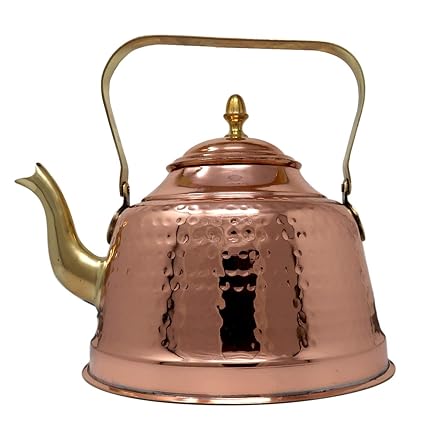 Buy Shalinindia Copper Kettle For Warming Water Tea And Coffee