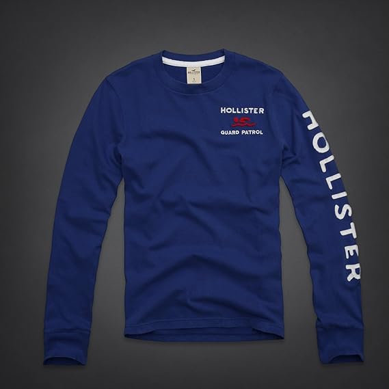 Amazon Hollister ホリスター ロンt ブルーロンt Xl メンズ 並行輸入品 Tシャツ カットソー 通販