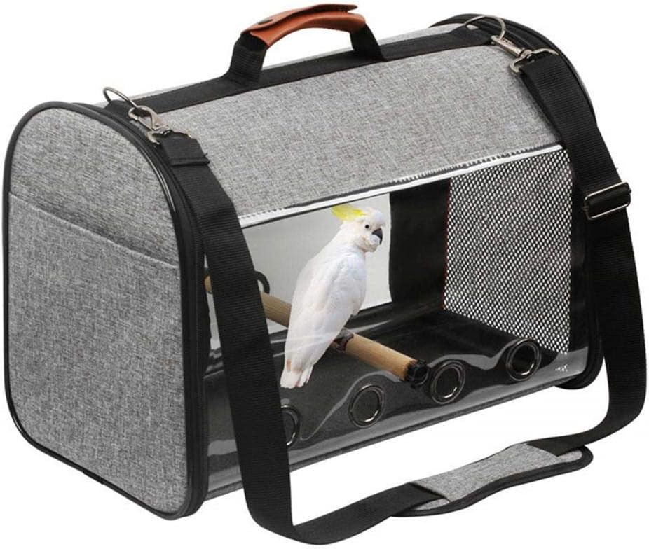 decwang SoftSided Mesh Pet Travel Carrier, Bird Carrier