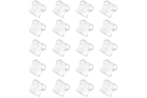 Penitue 20 Pcs Nailer No Mar Tips, Transparent Plastic 18 Gauge Nail Gun Tips Compatible with N558471 N569446