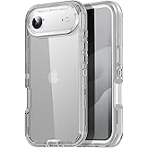 AICase for iPhone 17 AIR Case Clear 3 in 1 Heavy Duty Drop Protection Full Body Rugged Shockproof/Dust Proof 3-Layer Military Protective Tough Durable Cover for iPhone 17 AIR 6.7"_904