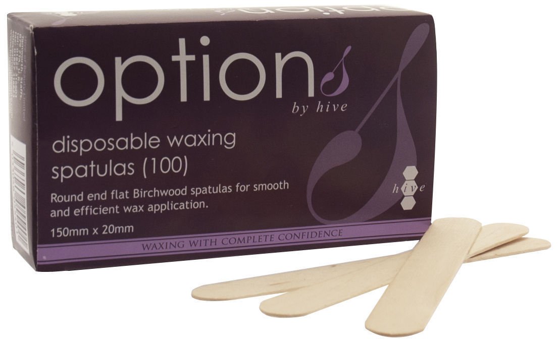 Hive Options Disposable Waxing Spatulas (Pack of 100)