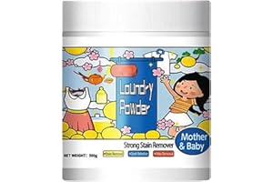 Powder Laundry Detergent - 500g Safe Deep Cleaning Oxy Cleaner | Powerful Washing Powder Multi-Fabric Laundry Solution for Cl