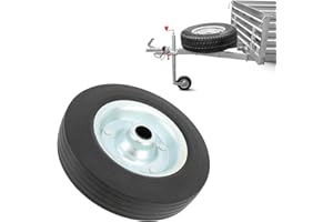 Trailer Jack Wheel, 8 Inch Boat Trailer Jack Wheel Replacement, 1100 Lbs Strong Capacity, 48mm Rim Boat Trailer Jack Caster f