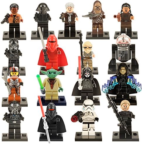 17pcs/lot Star Wars Mini figures The Force Awakens Yoda Master R2D2 Kylo Ren Darth Vader Building blocks Action Figure Toys