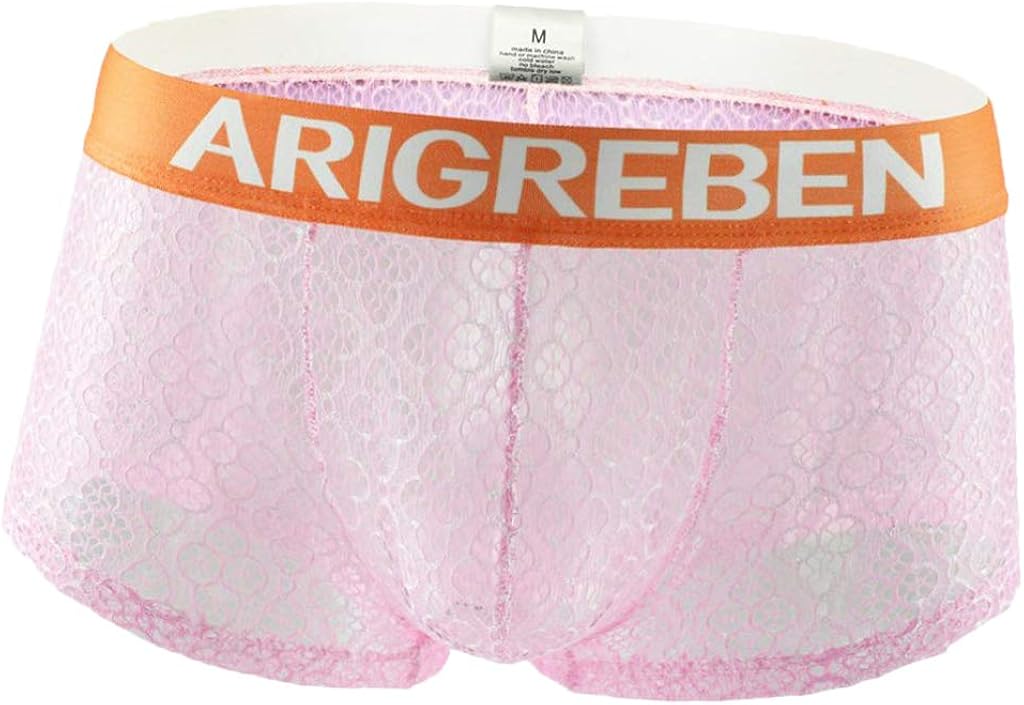 Amazon | Generic セクシーな男性の下着ボクサー薄手のレースフローラルローライズパンツ男性のパンティー | ボクサー 通販