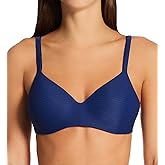 Hanes Women's Ultimate T-Shirt Soft Contour Wirefree Bra, HU03, in The Navy, 36D