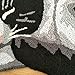 USTIDE Black Cute Sleeping Cat Decor Doormat, Bedroom Non-Slip Area Rug,Tabby Cat Carpet 31.4