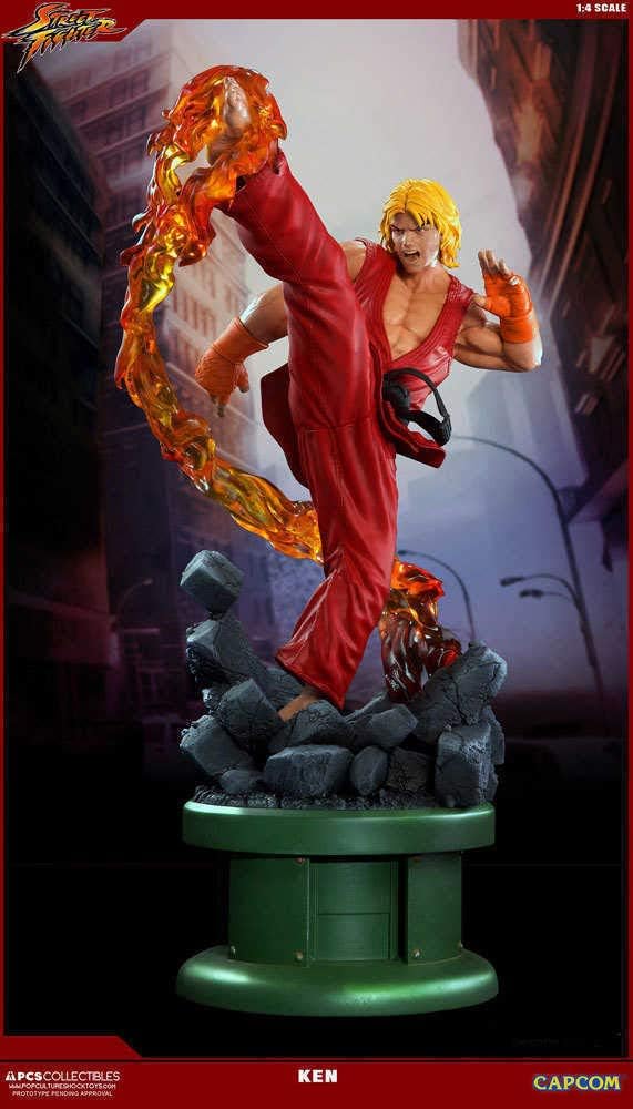 Pop Culture Shock Street Fighter IV Statue 1/4 Ken 63 cm Statues