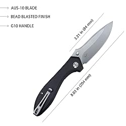 KUBEY Ruckus KU314F Folding Pocket Knife