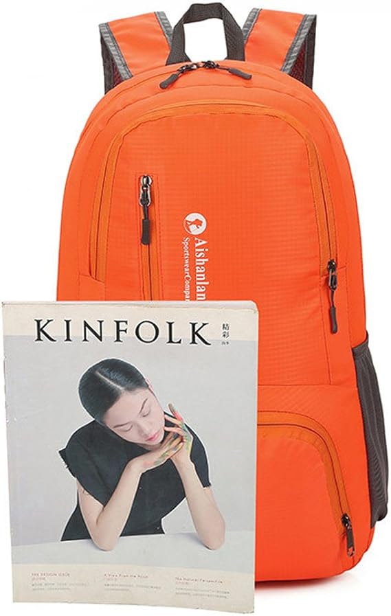 Zainetto Impermeabile per Uomo Donna Hiking Viaggio Trekking Citt/&agrave; Sportivo Piccolo Zaino Leggero Pieghevole ZOMAKE Zaino Ripiegabile 25L