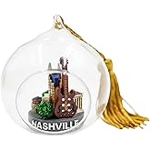 Nashville Christmas Ornament Glass 3 Inch